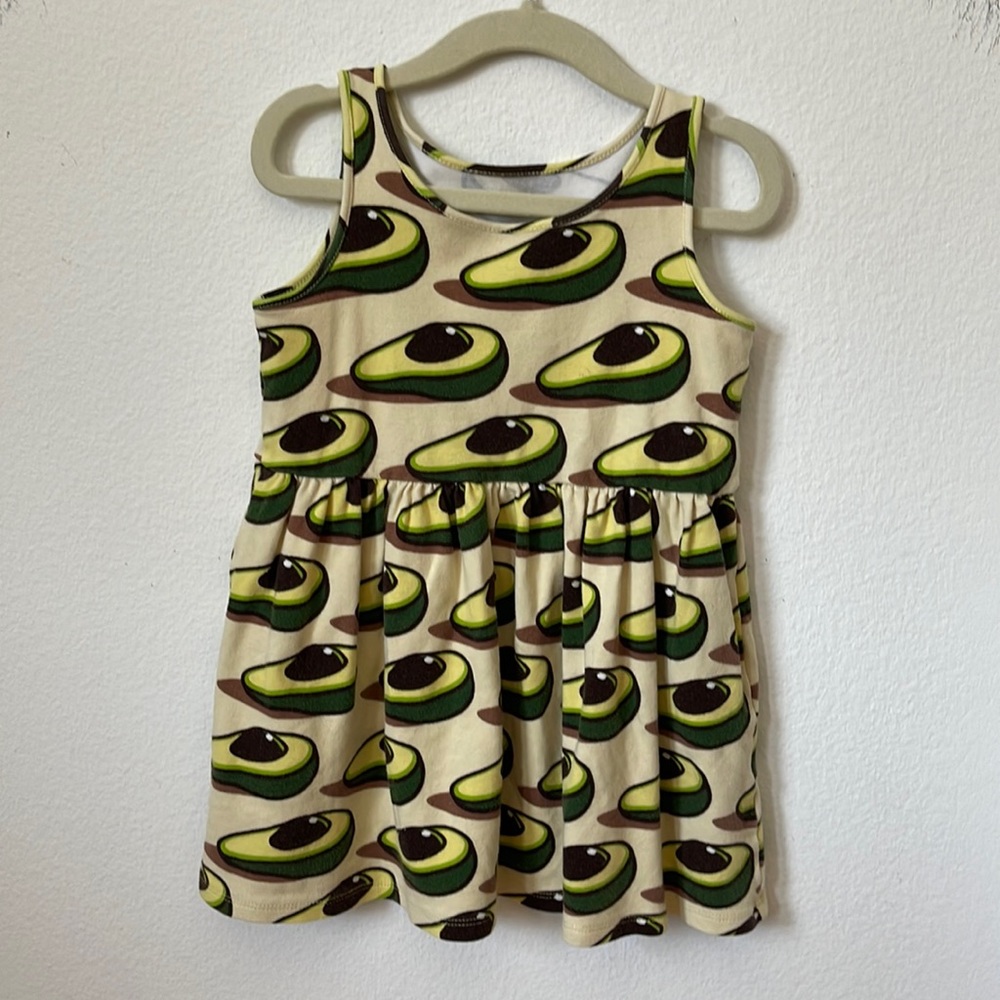 Sleep no more avocado dress 4-6T